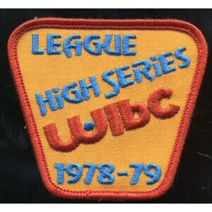 Vintage 1978 1979 WIBC Bowling Patch League High Series